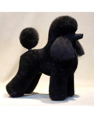 Mr. Jiang Poodle Full Body Hair Lamb - wymienna sierść do manekina groomerskiego Toy Poodle, czarna