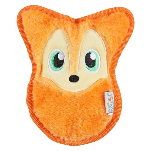 Outward Hound Durablez Fox 16cm - piszcząca zabawka dla psa, bez wypełnienia, pomarańczowy lisek