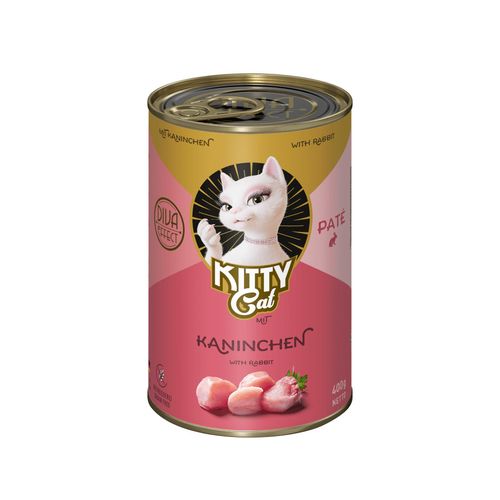 Kitty Cat Rabbit Pate - bezzbożowa mokra karma, pasztet dla kota, z królikiem