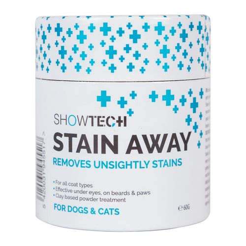 Show Tech Stain Away 60g - puder wybielający na przebarwienia i zacieki, dla psa i kota
