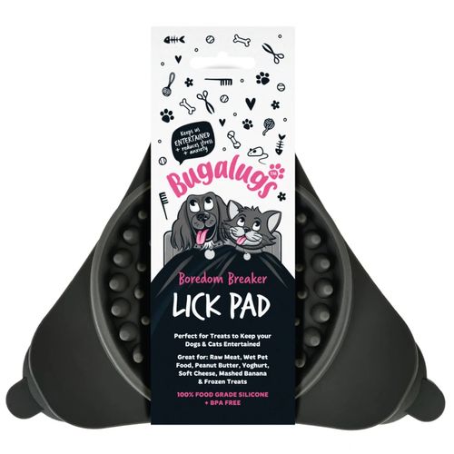 Bugalugs Triangle Lick Pad for Dogs & Cats - mała mata do lizania dla psa i kota, trójkątna