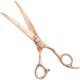 Geib Gold Pearl Curved Scissors - profesjonalne nożyczki groomerskie z japońskiej stali, gięte