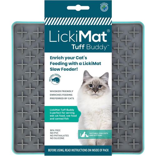 LickiMat Tuff Buddy Cat - mata do lizania dla kota, twarda