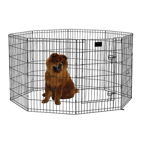 MidWest Black E-Coat Exercise Pen - kojec, wybieg, boks dla psa, panel 63x91cm