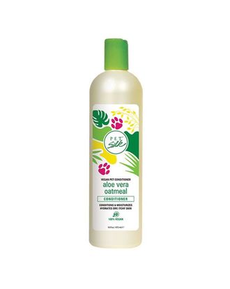 Pet Silk Vegan Aloe Vera Oatmeal Conditioner - nawilżająca i łagodząca odżywka dla psa, z aloesem i owsem, koncentrat 1:16 - 473ml
