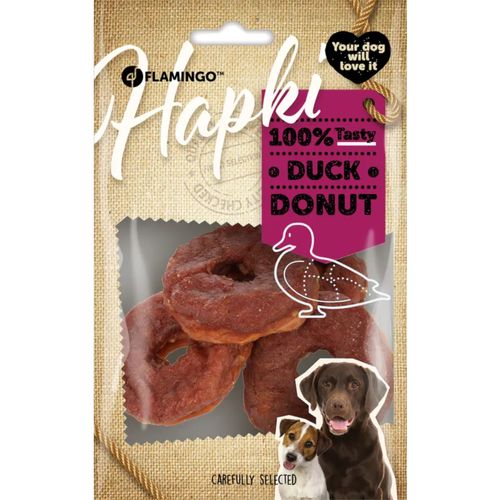 Flamingo Hapki Duck Donut 95g - przysmaki dla psa, pączki z kaczką