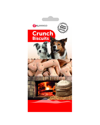 Flamingo Crunch Biscuits Sandwich Bones 500g - ciastka dla psa w kształcie kości 