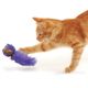 KONG Cat Active Cork Ball - miękka korkowa piłka dla kota, z ogonem z piór, z kocimiętką