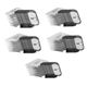 Aesculap Stainless Steel Favorita Comb GT170 - zestaw 5 profesjonalnych, stalowych nasadek do maszynek Favorita