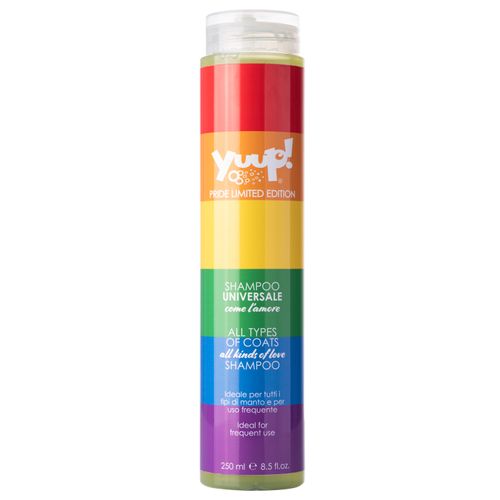 Yuup! come l'Amore LGBTQIA+ Universal Shampoo - szampon z keratyną do każdego typu szaty, edycja limitowana