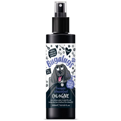 Bugalugs Pineapple & Passionfruit Cologne - perfumowany spray odświeżający dla psa, o owocowym zapachu