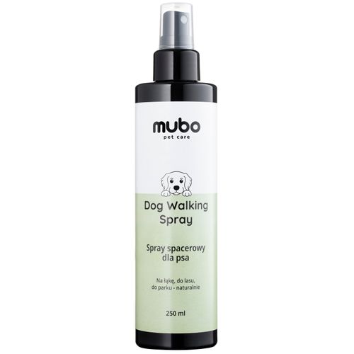 Mubo Dog Walking Spray 250ml - spray spacerowy dla psa, z naturalnymi olejkami eterycznymi