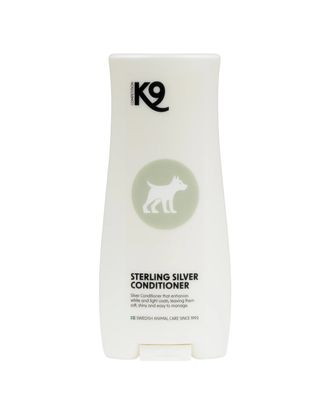 K9 Sterling Silver Conditioner - odżywka do białej i srebrnej sierści, ożywiająca kolor, koncentrat 1:40 - 300ml