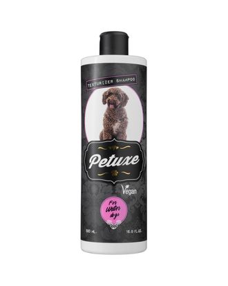 Petuxe Texturizing Shampoo - wegański szampon nawilżający i nadający teksturę dla ras psów z kręconą sierścią, koncentrat 1:4 - 500ml