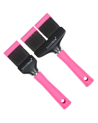 Show Tech Flex Groom Professional Slicker Soft - dwustronna i elastyczna szczotka pudlówka, miękka