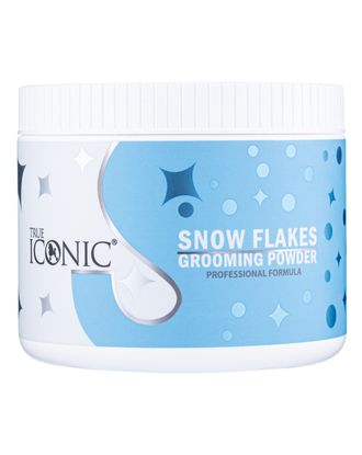 True Iconic Snow Flakes Powder 250g - puder groomerski miękki, dla psa i kota