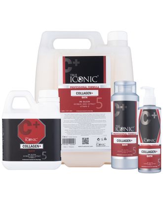 True Iconic Collagen Plus Bath - profesjonalny szampon regenerujący do wszystkich typów sierści, z kolagenem i witaminą E, koncentrat 1:7