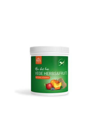 Pokusa RawDietLine Vege Herbs & Fruits - sproszkowane zioła, warzywa i owoce, źródło witamin i błonnika pokarmowego - Waga: 200g