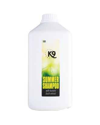 K9 Summer Shampoo - szampon łagodzący podrażnienia skóry i odstraszający owady, dla psów i koni - 2,7L