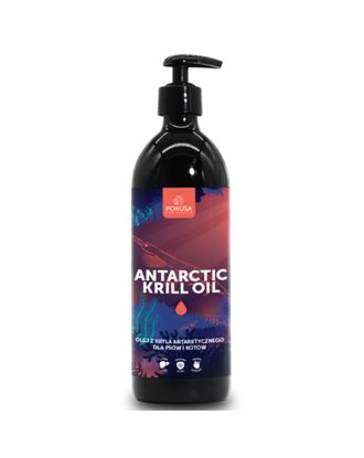 Pokusa Antarctic Krill Oil - olej z kryla antarktycznego dla psa i kota - 500ml