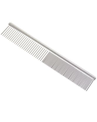 Madan Professional Face Steel Comb 13cm - mały grzebień z mieszanym rozstawem ząbków 50/50, do pyszczka i detali