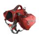 Kurgo Big Baxter Backpack 7,5L Red - sakwy dla dużego i bardzo dużego psa, czerwone