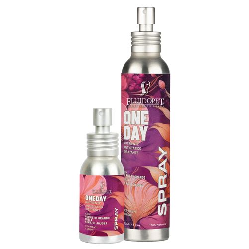 FluidoPet One Day Spray - preparat o działaniu odżywczym i nawilżającym sierść, do codziennej pielęgnacji 