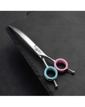 Blovi Teddy Line Curved Scissors 7" - mocno gięte nożyczki groomerskie, stal japońska