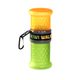 Kiwi Walker Travel Bottle 2in1 Food & Water - butelka podróżna na karmę i wodę dla psa i kota, zielono-pomarańczowa