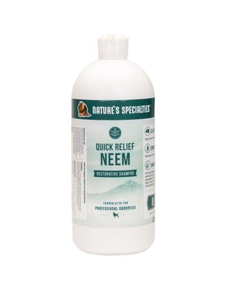 Nature's Specialties Quick Relief Shampoo - leczniczy szampon dla psa i kota, z olejkiem neem, koncentrat 1:8 - 946ml