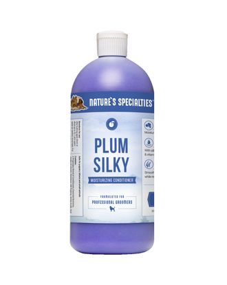 Nature's Specialties Plum Silky Conditioner - nawilżająca odżywka z jedwabiem i keratyną dla psa i kota, koncentrat 1:32 - 946ml