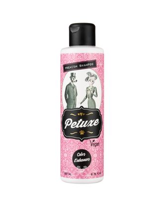 Petuxe Black Hair Shampoo - wegański szampon do czarnej i ciemnej sierści psa i kota, z filtrem UV - 200ml