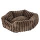 Biglo Cobe Hexagon Dark Brown - eleganckie i mięciutkie legowisko dla psa i kota, ciemny brąz