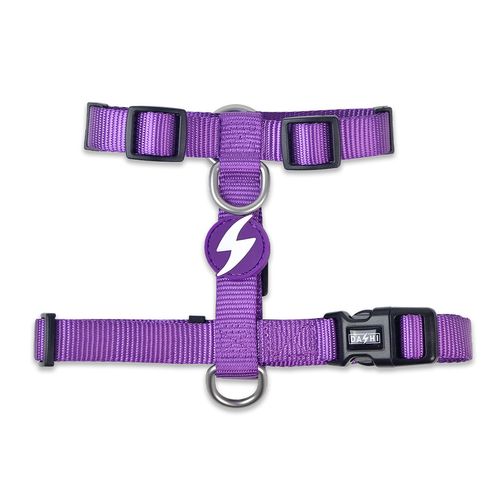 Dashi Solid Back Harness Purple - regulowane szelki guard dla psa, fioletowe