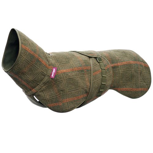 Woolie Pomppa Olive - sweter z wełną dla psa, olwikowy