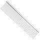 Chris Christensen #005 Fine/Coarse Long Tooth Greyhound Style Buttercomb 7,5" 19cm - solidny grzebień ze stali nierdzewnej do sierści długiej, mieszany rozstaw, długie ząbki