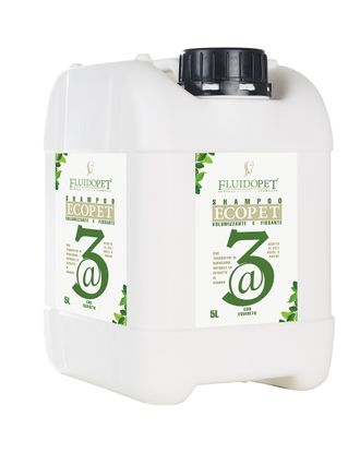 FluidoPet EcoPet @3 Volumizing Shampoo - wydajny szampon dla psa, zwiększający objętość sierści, koncentrat 1:5 - 5L