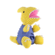 Dashi Parry Dino Toy - zabawka dla psa, dinozaur z otworem na smakołyki, niebiesko-żółty