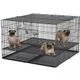 MidWest Crate Replacement Pans 60 x 121 cm - plastikowa podłoga do klatek/kojca Puppy Playpen 248-10, 2 sztuki