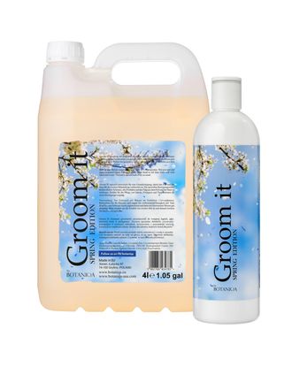Botaniqa Groom It Shampoo Spring - szampon dla psa do mycia zasadniczego, o zapachu wiosennym