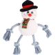 Flamingo Xima Snowman - zabawka świąteczna dla psa, pluszowy bałwanek z piszczałką