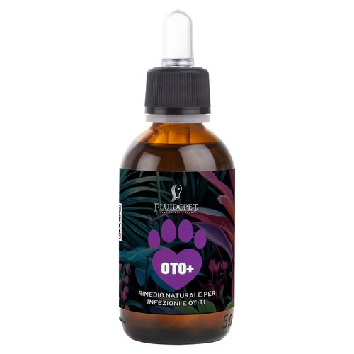 FluidoPet Oto Ear+ Care 50ml - profesjonalny płyn do ochrony i higieny uszu z naturalnymi olejkami i wyciągiem z lawendy