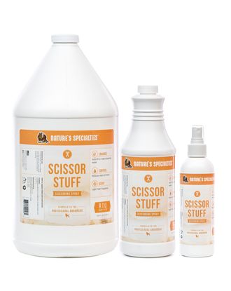 Nature's Specialties Scissor Stuff - profesjonalny spray ułatwiający strzyżenie, dla psa i kota