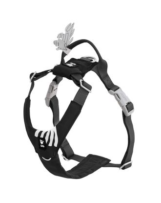 Hurtta Seeker Harness Raven- regulowane szelki dla małych i średnich psów, czarne
