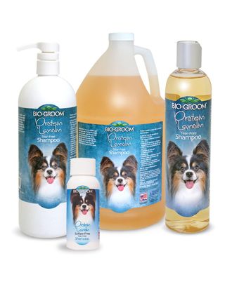Bio-Groom Protein Lanolin - odżywczy szampon proteinowy na bazie olejku kokosowego dla psów długowłosych