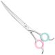 Blovi Teddy Line Curved Scissors 7,5" - mocno gięte nożyczki groomerskie, stal japońska