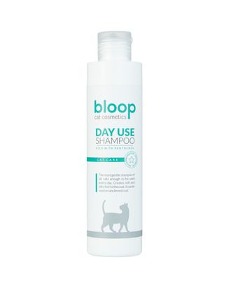Bloop Day Use Shampoo Cat Care - delikatny szampon oczyszczający dla kota z pantenolem i keratyną, koncentrat 1:10 - 200ml