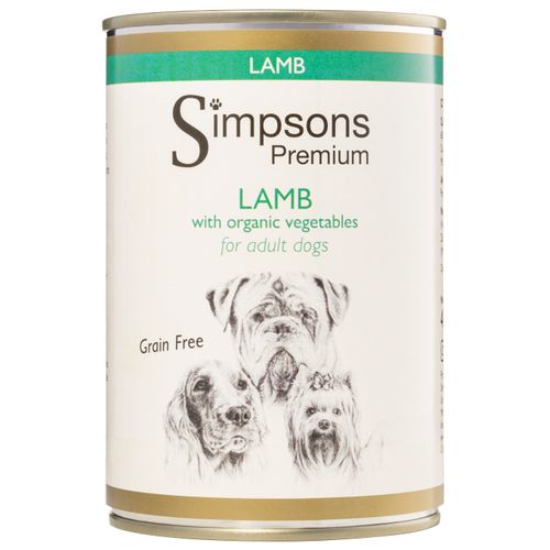 Simpsons Premium Lamb Casserole Adult - mokra karma dla psa, zapiekanka z jagnięciną