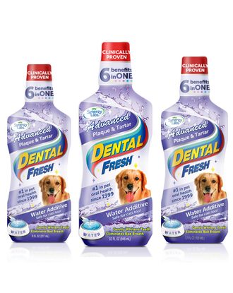 Dental Fresh Kamień i Osad - płyn do higieny jamy ustnej i zębów dla psa i kota