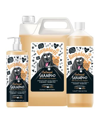 Bugalugs Oatmeal Shampoo - owsiany szampon dla psa, łagodzący podrażnienia, koncentrat 1:10